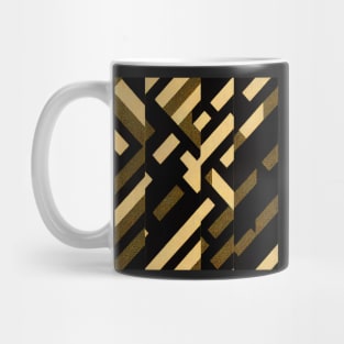 Cyberpunk yellow  military camo pattern Mug